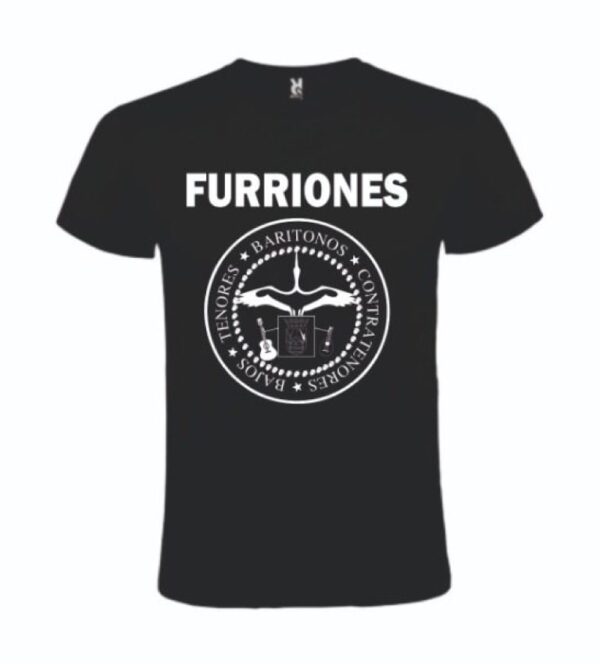 CAMISETA NEGRA furriones